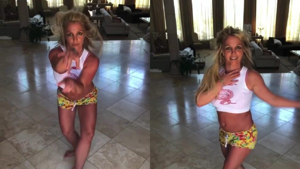 Britney Spears baila al ritmo de Justin Timberlake