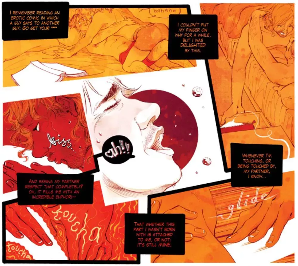 La innovadora antología del cómic trans capta momentos de alegría y euforia de género