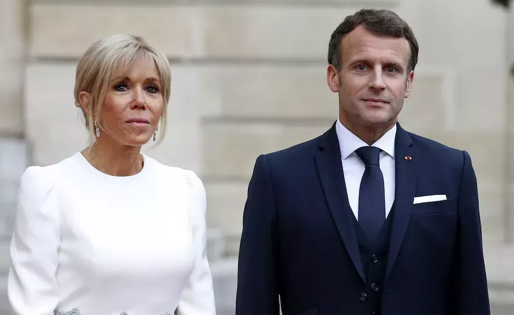 La primera dama de Francia, Brigitte Macron,