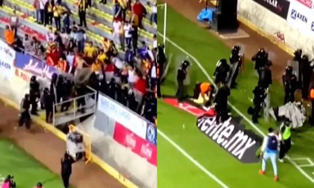 Un partido de fútbol en México acaba en violencia tras un cántico homófobo que paraliza el encuentro