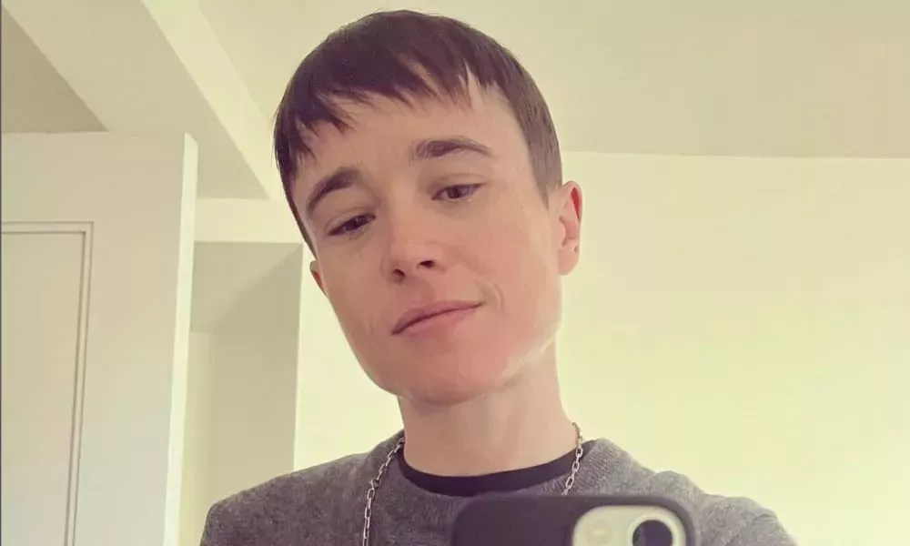 Elliot Page irradia pura alegría trans en su último selfie y sus fans no se cansan: 