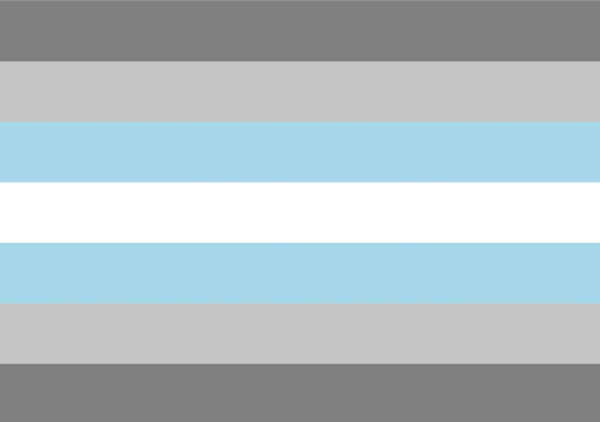 Demiboy pride flag
