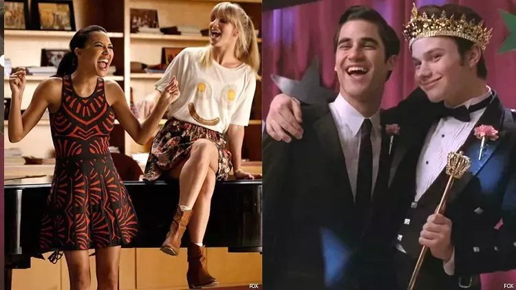 Is Glee Too Problematic To Be Made Nowadays? This Star Says Yes blaine kurt santana and brittany