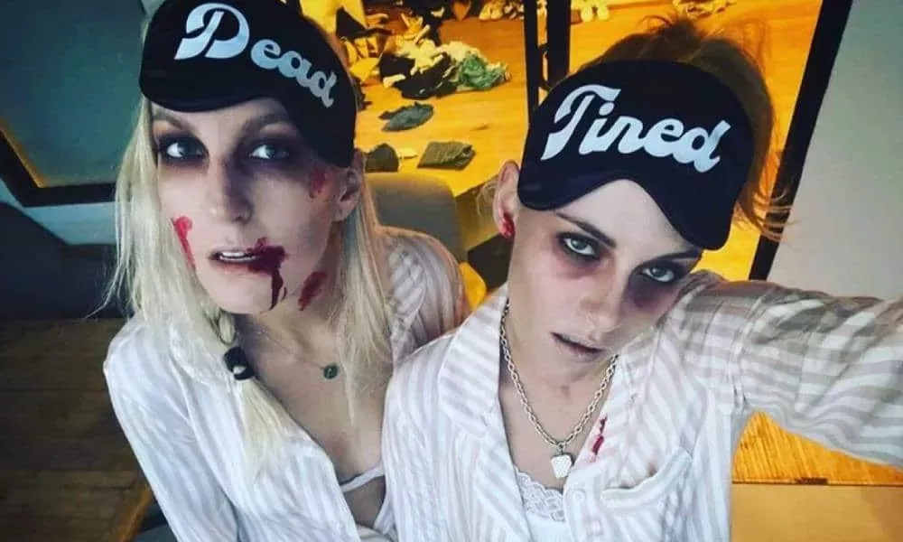 Kristen Stewart se disfraza de zombi con su prometido en una adorable instantánea de San Valentín