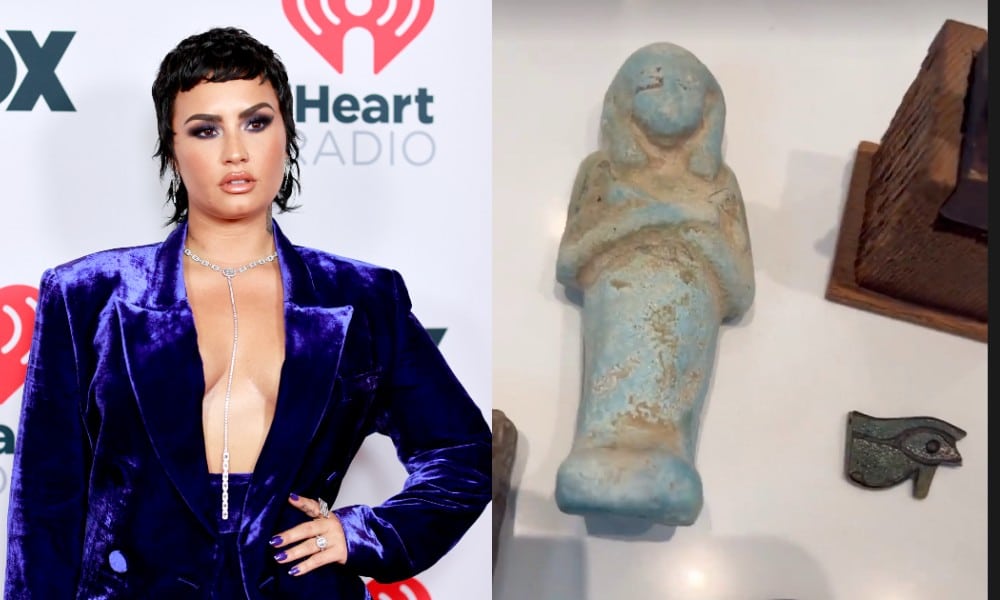Demi Lovato dice que han estado comprando "artefactos egipcios" en Internet