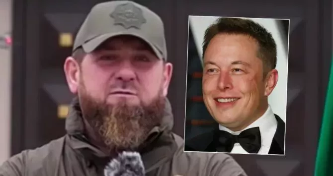 Chechnya's Ramzan Kadyrov and Elon Musk