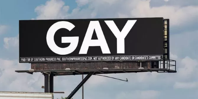 A 'gay' billboard in Florida in reponse to the 'Don't Say Gay' bill