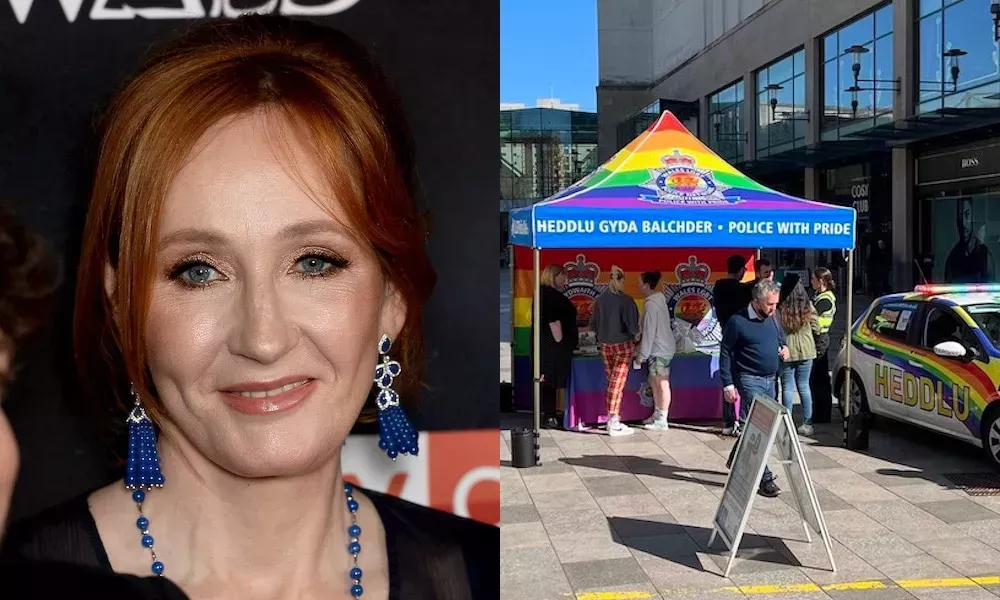 JK Rowling se burla de un tuit sobre los esfuerzos de divulgación de la policía LGBT+ cerca del lugar del asesinato homófobo