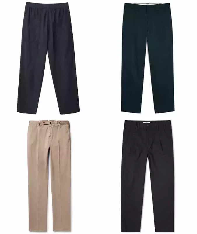 12 tipos de pantalones de hombre para elevar tu estilo