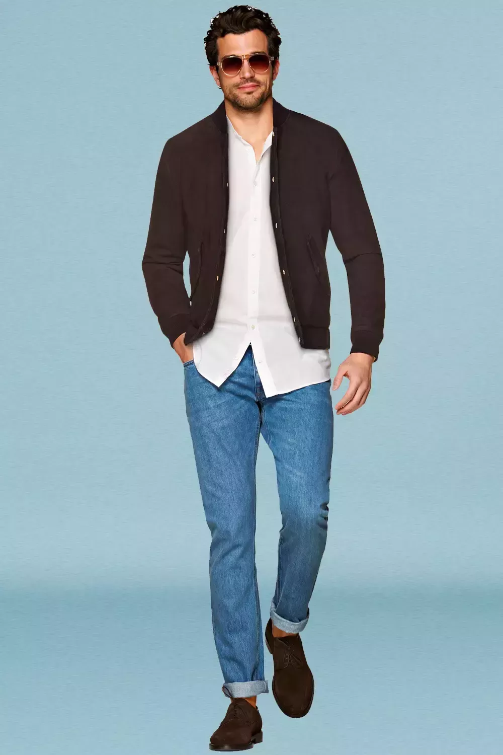 Cómo llevar una chaqueta de ante: 6 sofisticados conjuntos para hombres