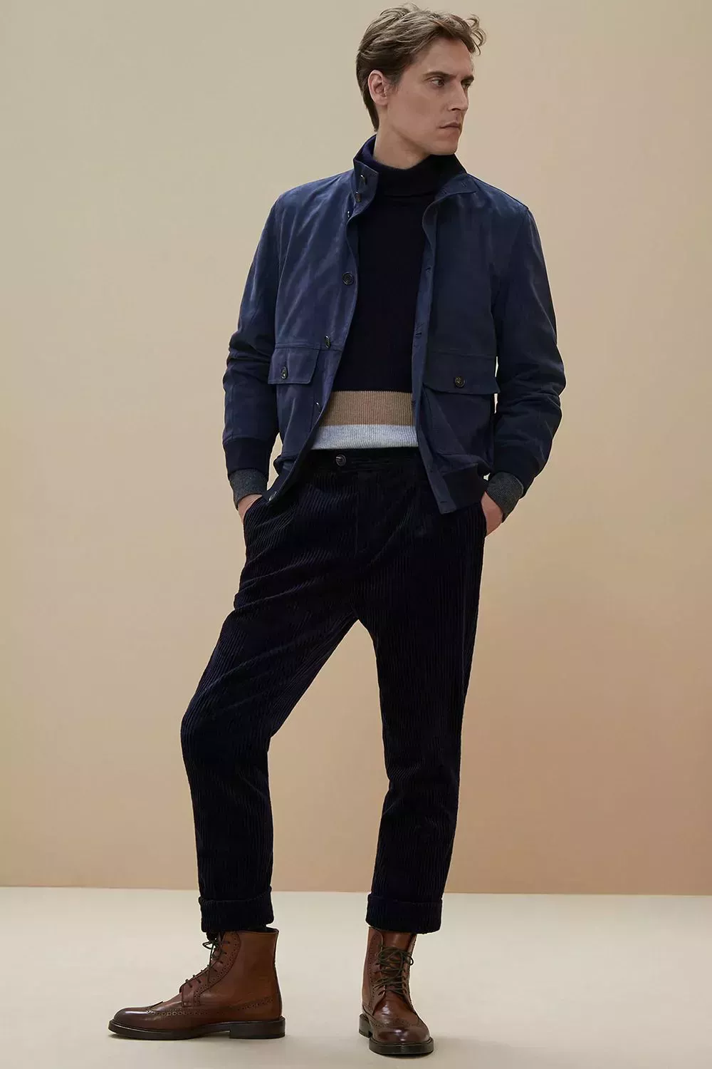 Conjuntos de cuello alto para hombres: 8 maneras sofisticadas de llevarlo