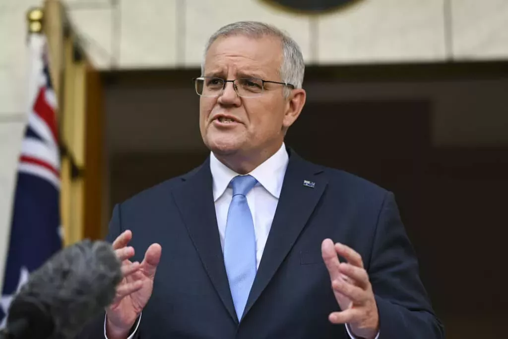 El primer ministro australiano, Scott Morrison, respalda las peticiones de prohibir a las mujeres trans el deporte antes de las elecciones