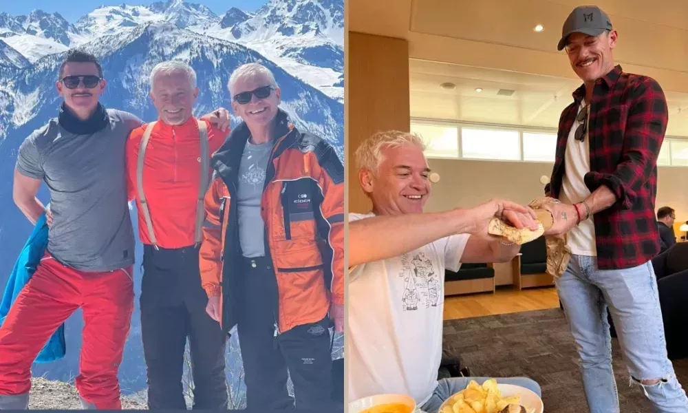 Phillip Schofield y Luke Evans comparten fotos de una increíble escapada de cumpleaños
