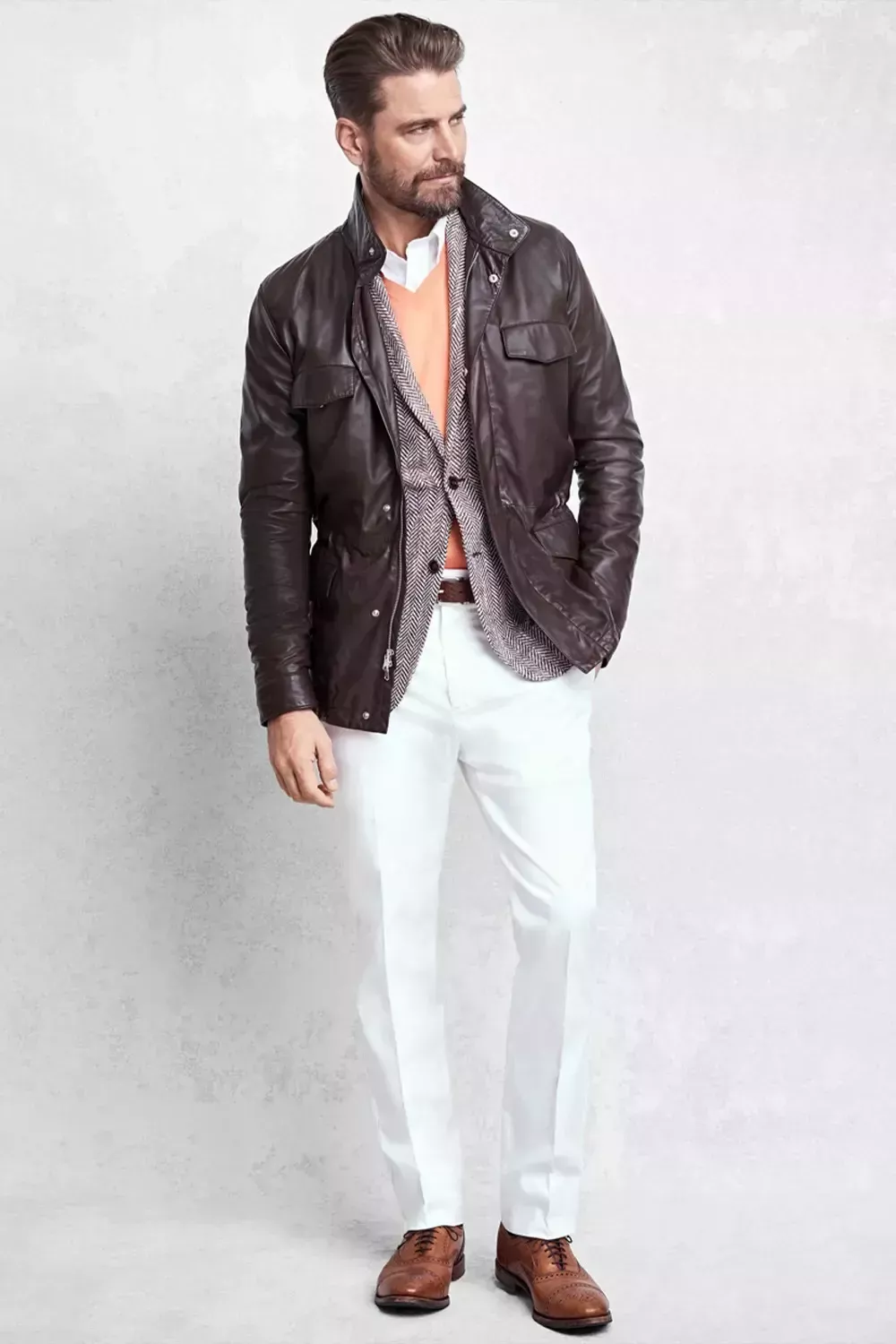 Qu&eacute; debes llevar con los vaqueros blancos: 7 conjuntos f&aacute;ciles para hombres