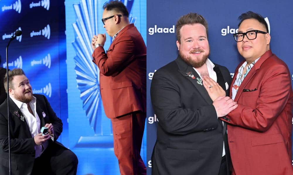 Zeke Smith pidió matrimonio a Nico Santos durante una gala de premios