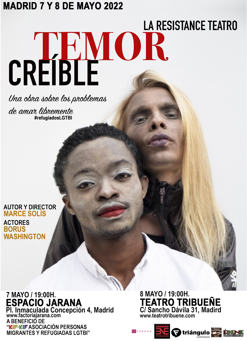 Temor Creíble es la nueva obra de teatro sobre la vida de las personas queer refugiadas