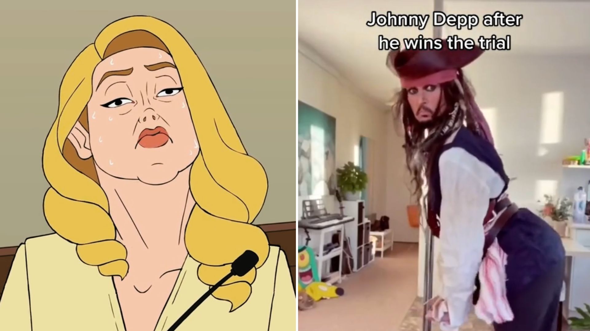 TikTok se ríe de las declaraciones de Amber Heard en su juicio contra Johnny Deep