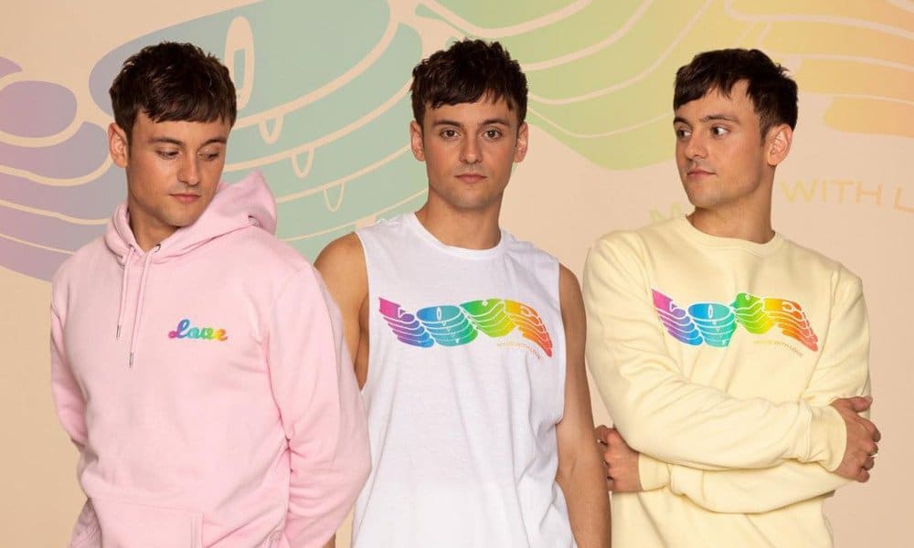 Tom Daley lanza la colección Pride por una causa increíble