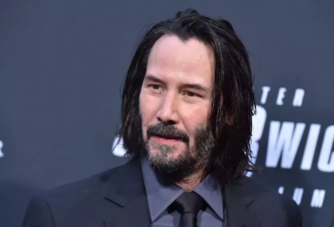 Keanu Reeves arrives for the John Wick: Chapter 3
