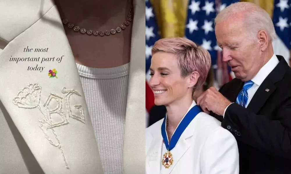Megan Rapinoe rinde un hermoso homenaje a Brittney Griner en la ceremonia de la Medalla Presidencial de la Libertad