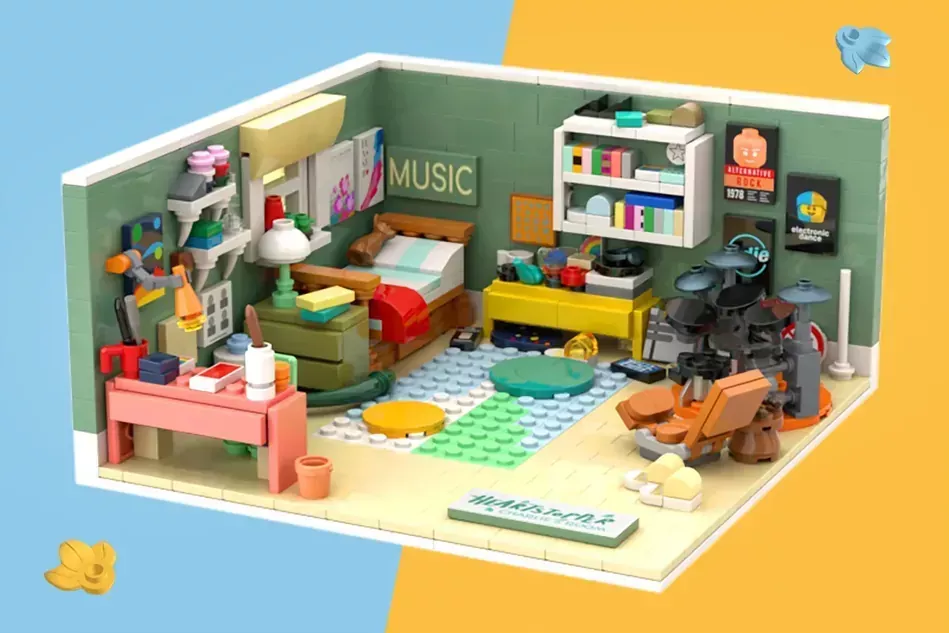Un fan de Heartstopper ha creado un set de Lego inspirado en la serie, y tiene una pinta increíble