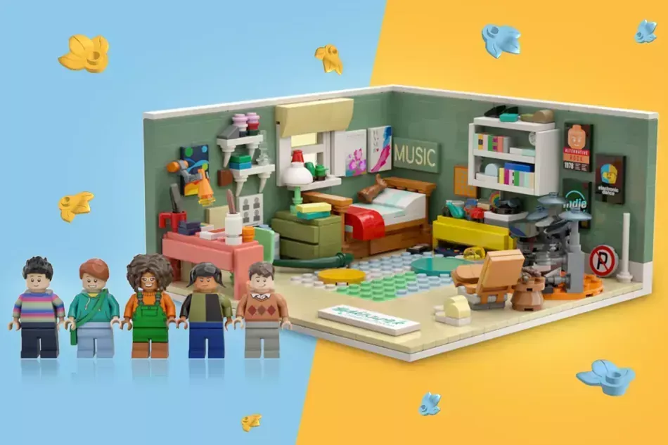 Un fan de Heartstopper ha creado un set de Lego inspirado en la serie, y tiene una pinta increíble