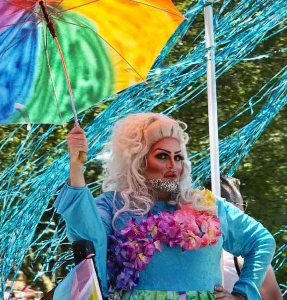 Robert Dennick Joki, Starlett O'Hara, Ohio Pride, LGBTQ, drag queen, family-friendly event, Proud Boy, bigot, protester, protestor, somewhere over the rainbow, song, wizard of Oz