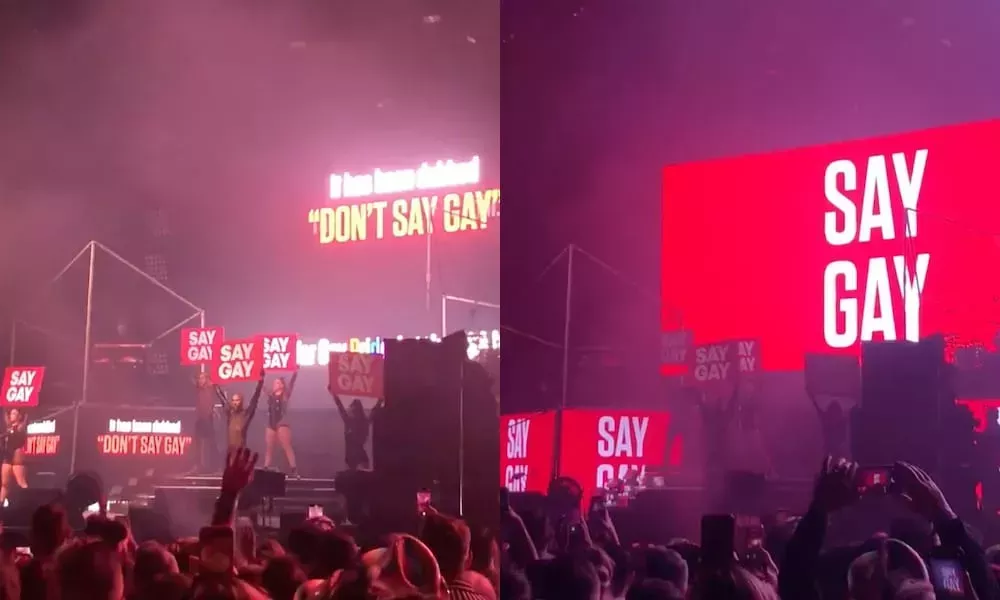Christina Aguilera arremete contra 'Don't Say Gay' durante su actuación en el Orgullo de Brighton