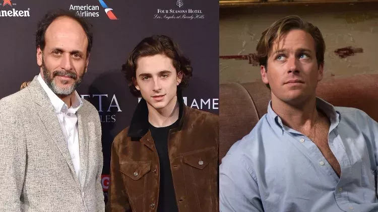 Call Me by Your Name Director Luca Guadagnino Responds to Armie Hammer's Cannibal Controversy Luca Guadagnino, Timothée Chalamet, Armie Hammer