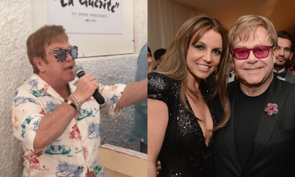 Elton John sorprende a los clientes de un restaurante con un concierto privado