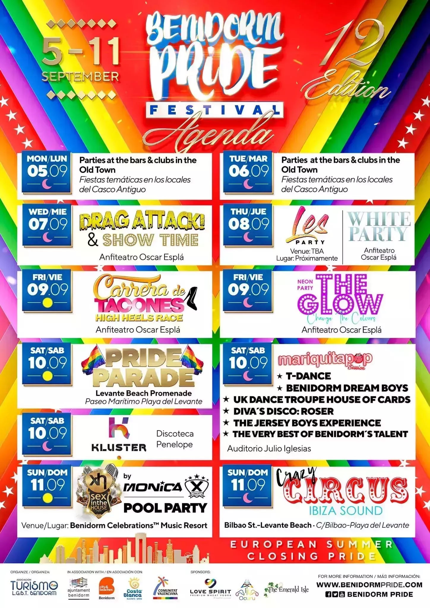 Cartel Benidorm PRIDE Festival