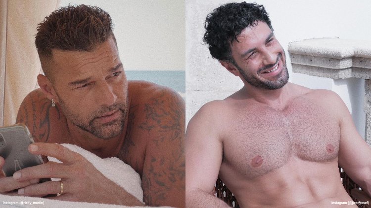 Ricky Martin publica una nueva foto en Instagram sin camiseta de su marido Jwan Yosef