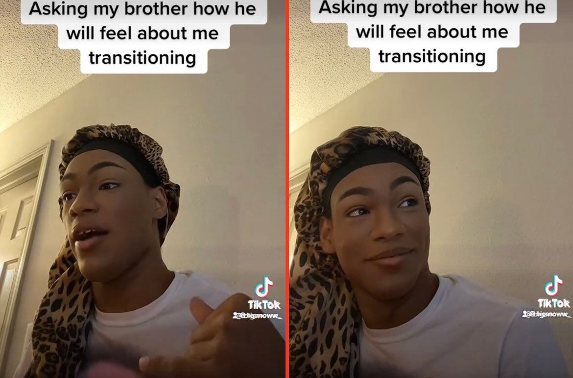 Este hermano pequeño pasa de la confusión a la aceptación con su hermana trans
