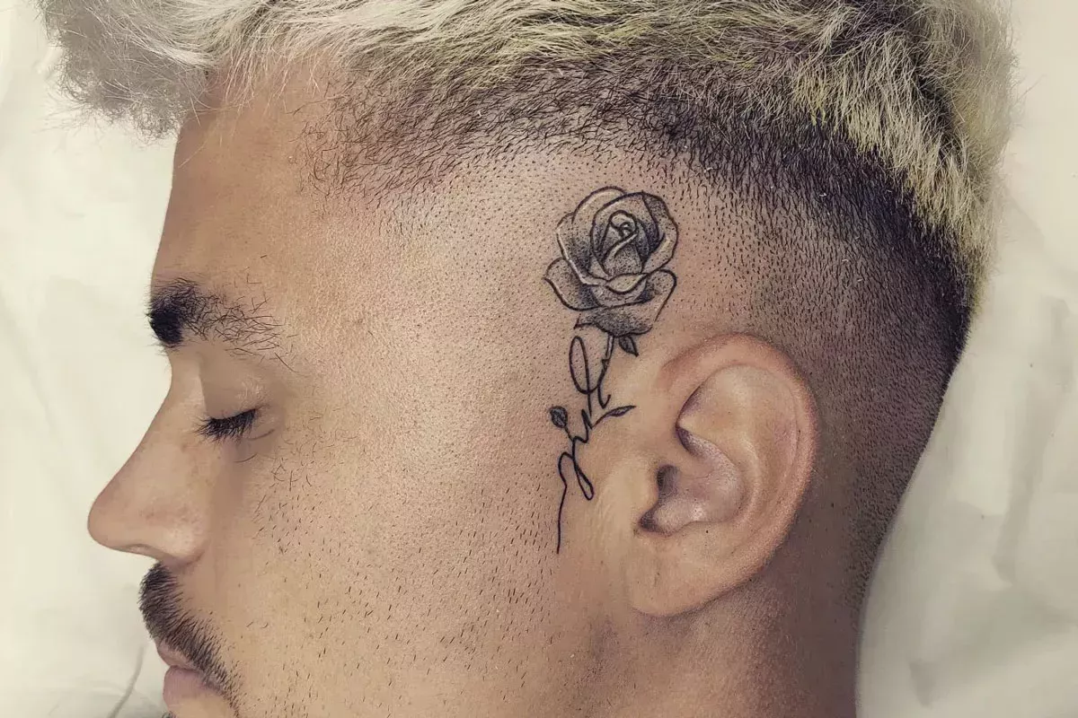 14 ideas populares de tatuajes de rosas para hombres en 2022