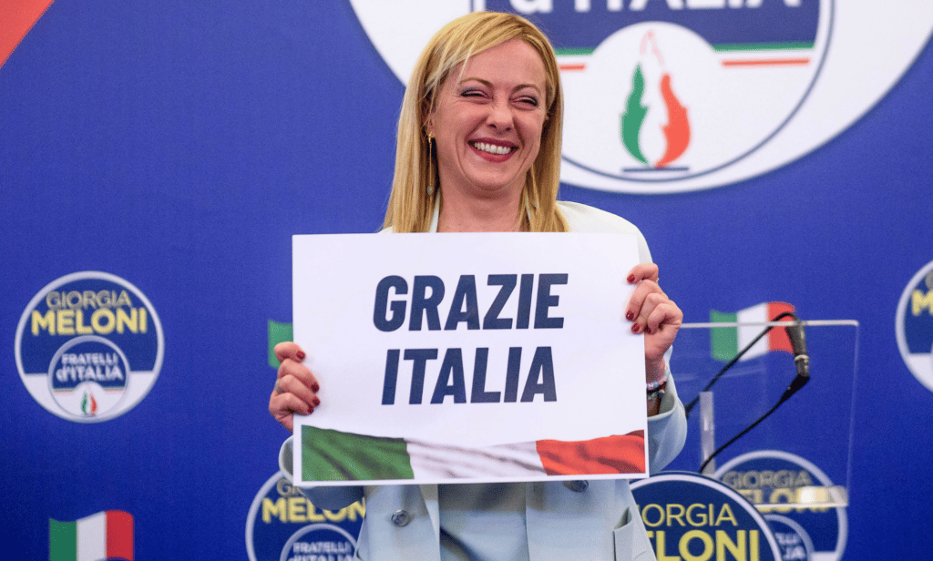 La próxima primera ministra italiana es abiertamente anti LGTB+
