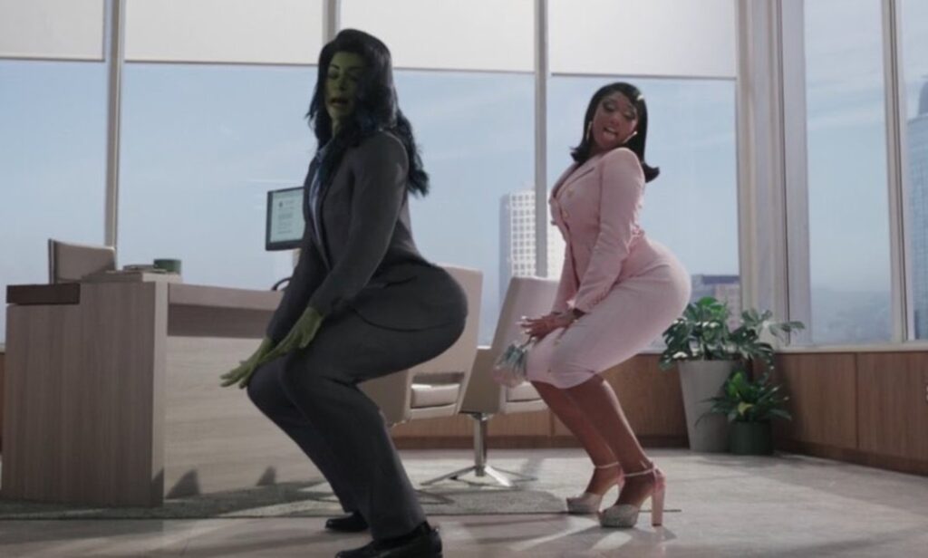 Megan Thee Stallion hizo twerking con She-Hulk en un momento icónico
