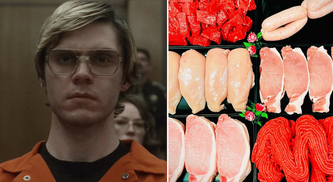 Un carnicero usa los crímenes de Jeffrey Dahmer como publicidad para su negocio