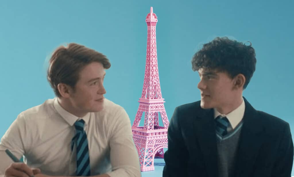 El rodaje de Heartstopper revela un nuevo paso en la relación de Charlie y Nick