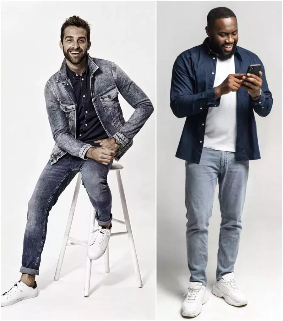 <strong>No hagas que la doble tela vaquera sea aburrida</strong>