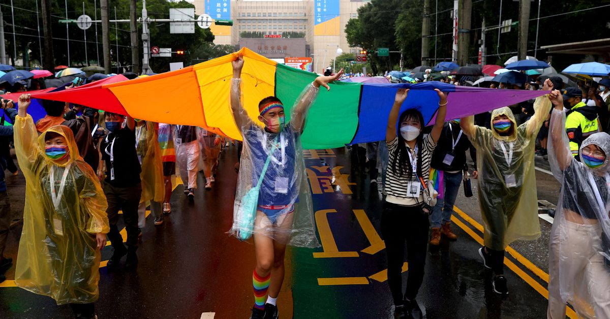 La mayor marcha del Orgullo de Asia se celebra en Taiwan