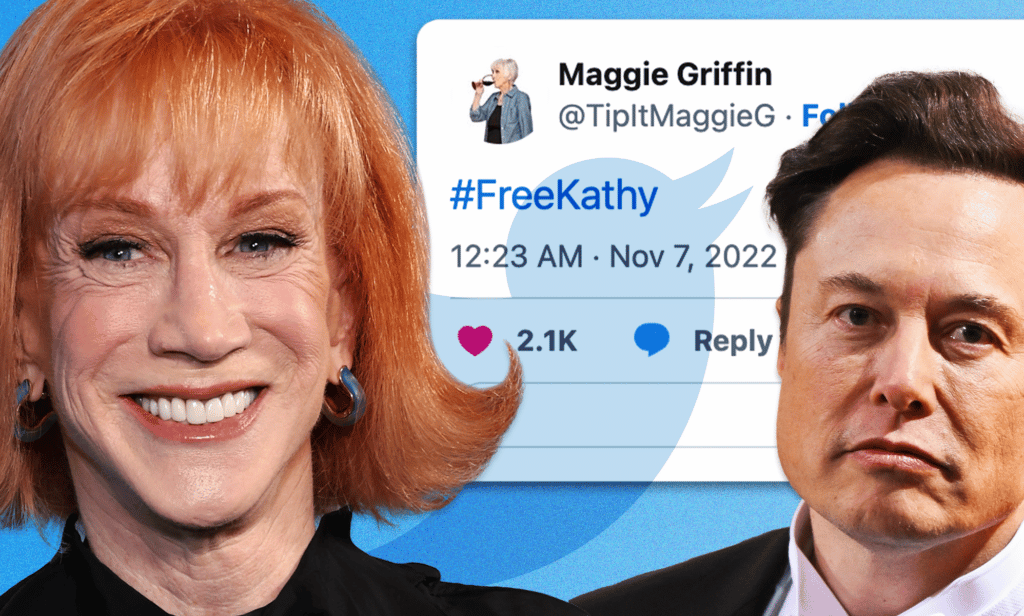 Kathy Griffin utiliza la cuenta de Twitter de su madre muerta para trollear a Elon Musk: 