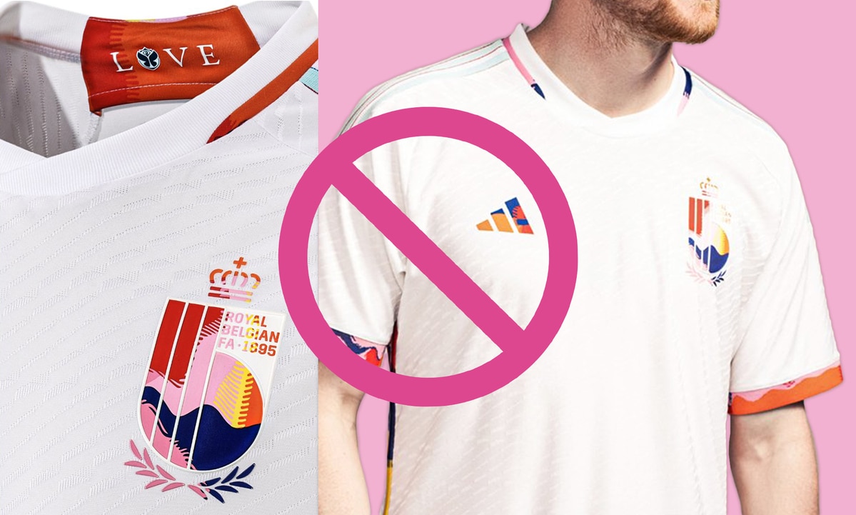 La FIFA exige a Bélgica que retire la palabra "amor" de sus camisetas del Muncial