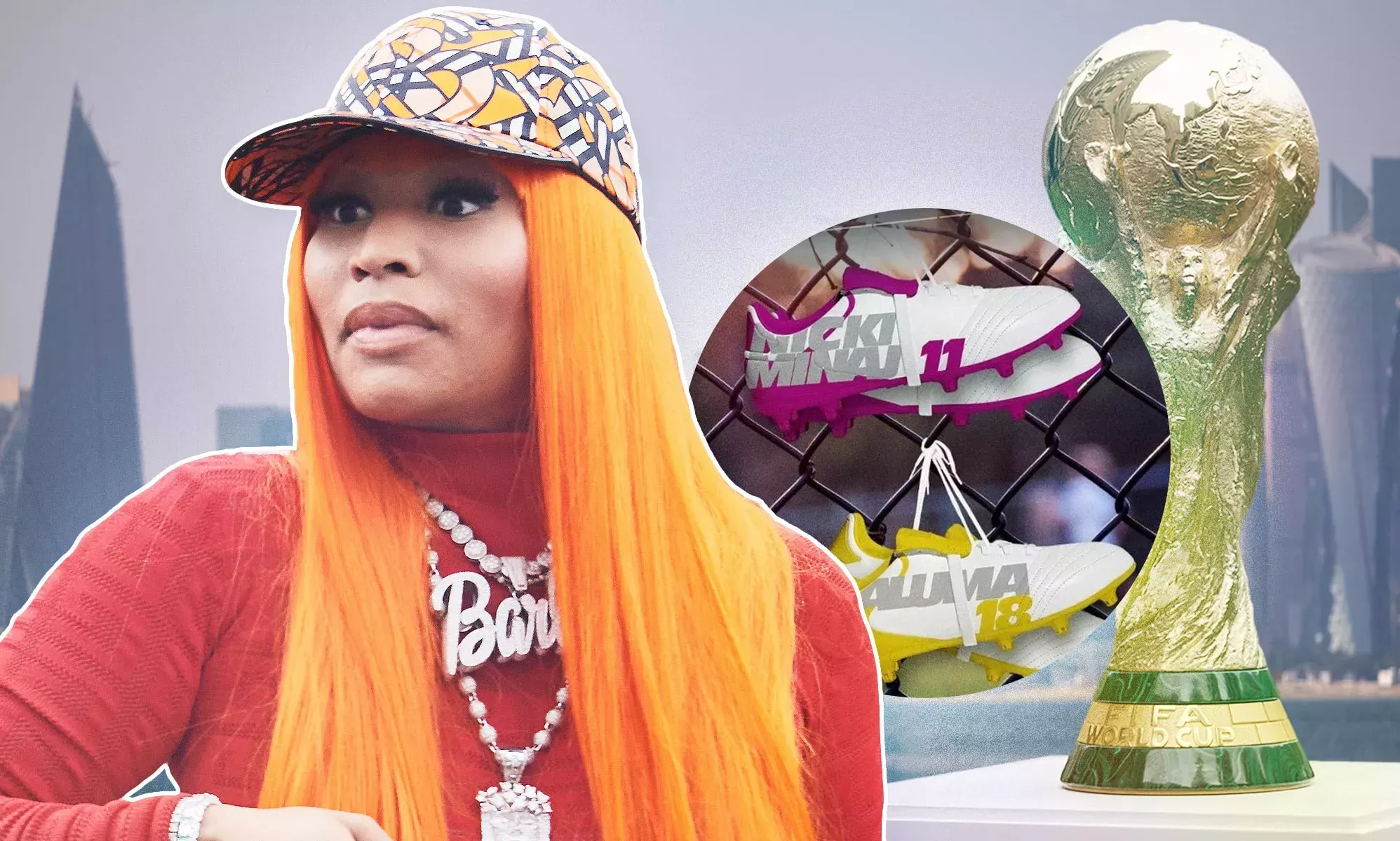 Nicki Minaj provoca reacciones tras bromear con una canción del Mundial de Qatar con Maluma y Myriam Fares