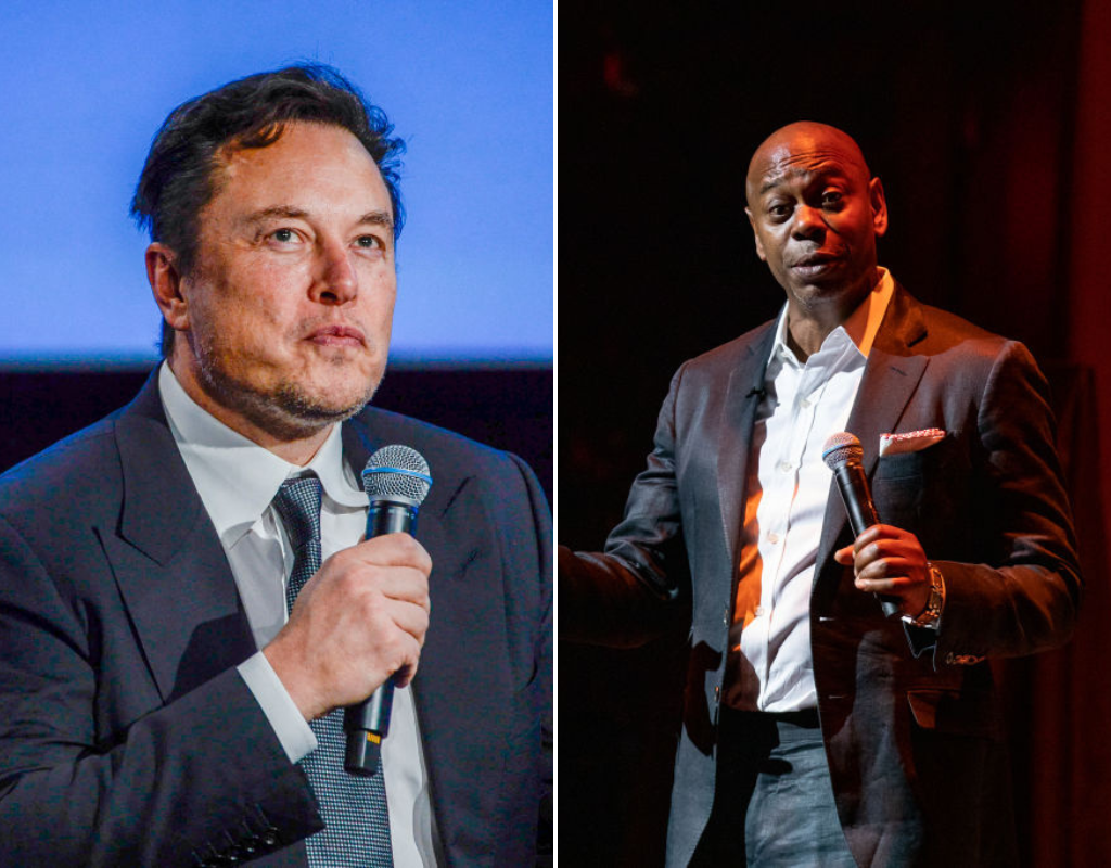 Elon Musk es abucheado durante su aparición sorpresa en el show de Dave Chappelle