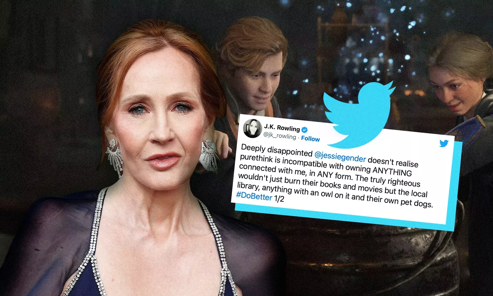 JK Rowling arremete contra un periodista trans que sugirió boicotear el videojuego de Harry Potter