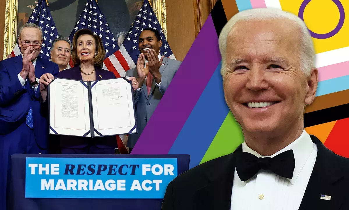 Joe Biden advierte a los intolerantes al firmar la Ley de Respeto al Matrimonio