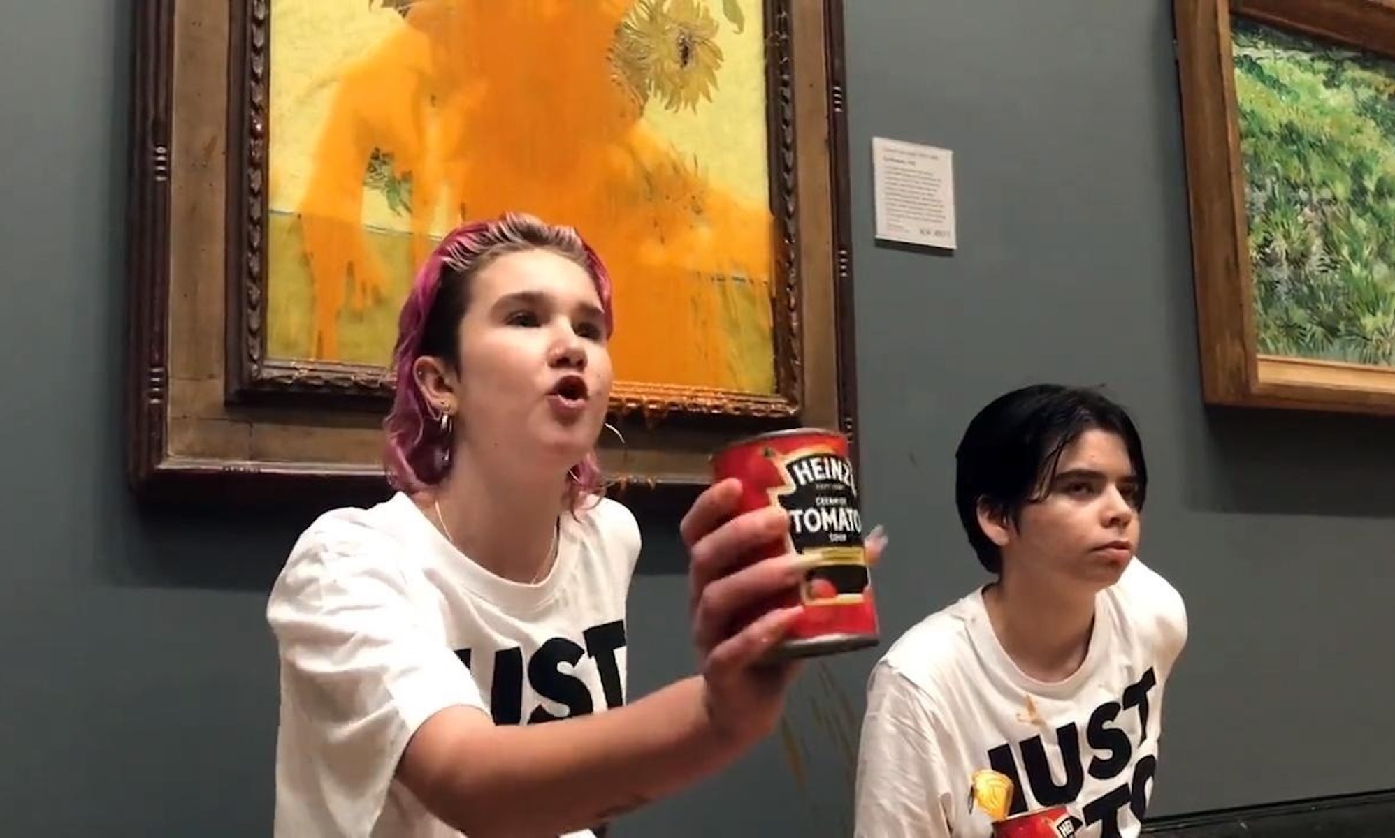 La activista que arrojó sopa sobre Van Gogh pide ayuda a las personas queer