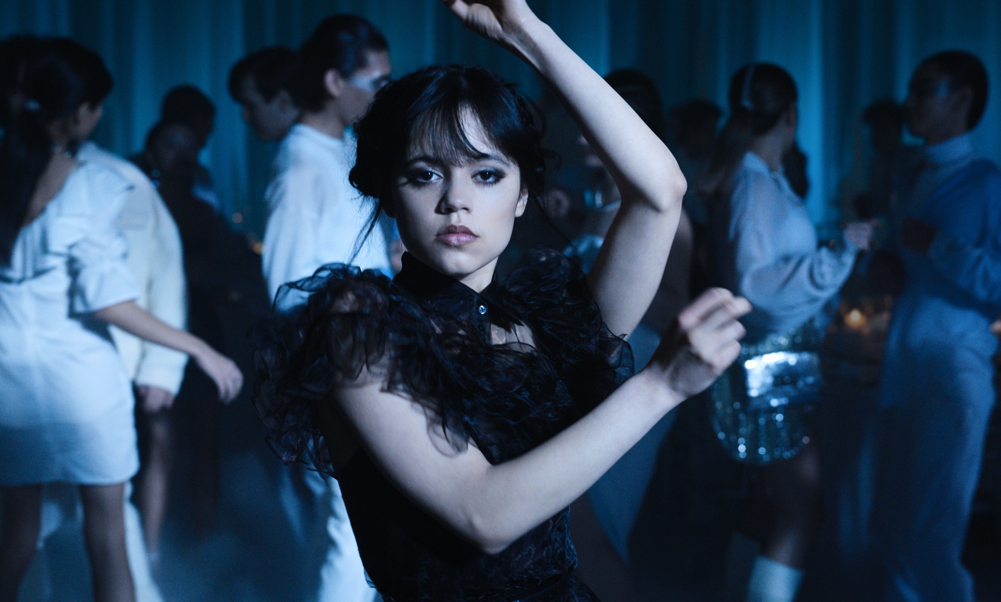 Jenna Ortega rodó su icónica escena de baile con COVID