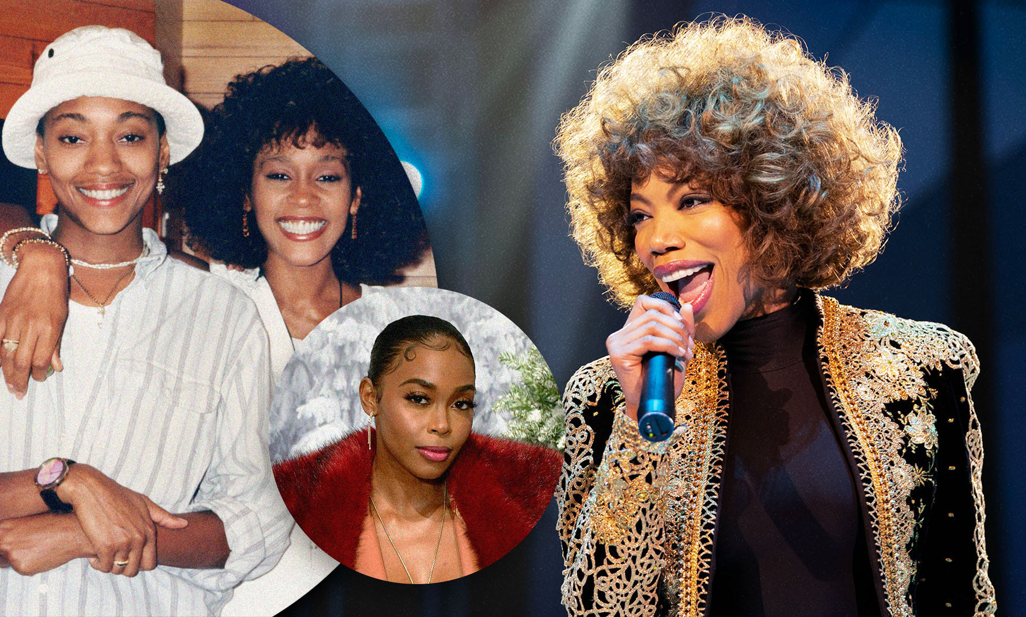 La historia queer de Whitney Houston es importante para la actriz Naomi Ackie