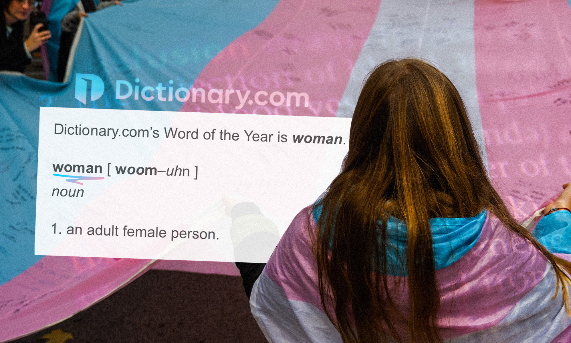 La palabra del año es "mujer" incluyendo a las personas trans en su definición